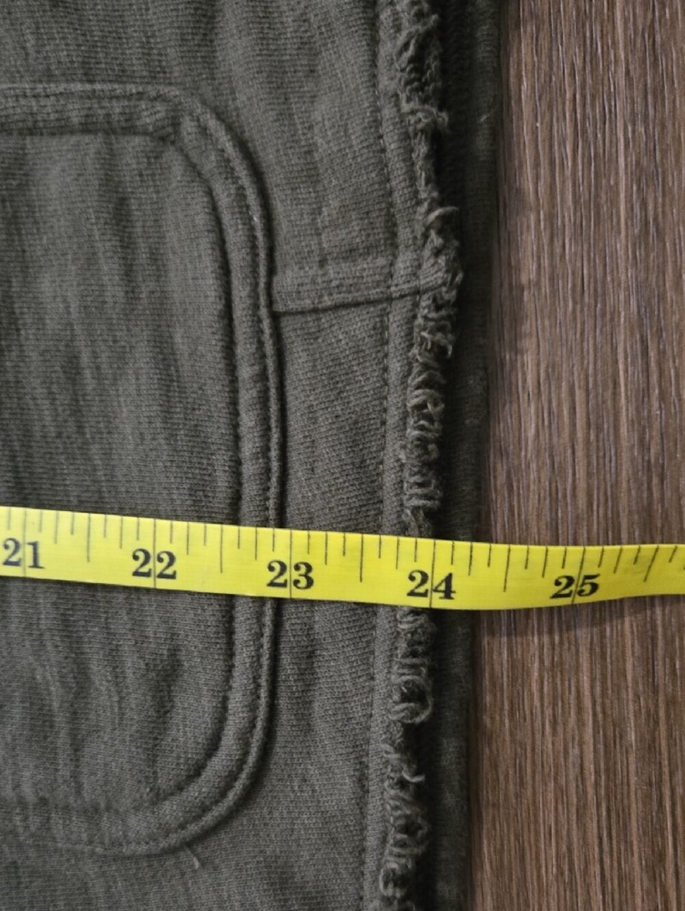 LRL Olive Green French Terry Cargo Utility Fall Jacket Buttons S Military Style - Picture 10 of 10